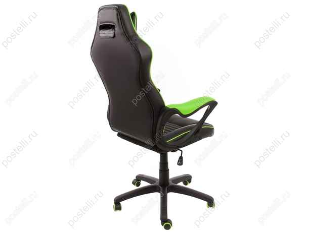 Игровое кресло Leon черное/зеленое (Арт. 1877)