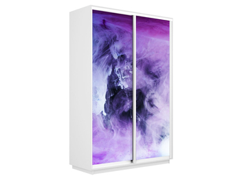 Шкаф-купе Экспресс 2-х дверный (Фото №1011 Фиолетовый дым)