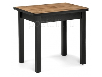 Стол Энлей 80 черный/дуб вотан (Арт 471767) Стол Энлей 80 черный/дуб вотан (Арт 471767)