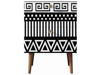 Тумбочка Berber с двумя ящиками 19 принт (Арт BB03/Print_19)