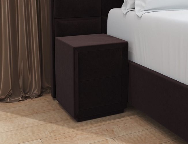 Тумба Verda Modern Велсофт Горький шоколад