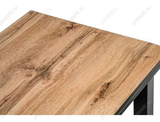 Стол Энлей 80 черный/дуб вотан (Арт 471767)