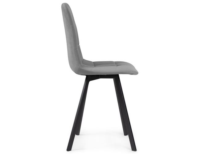 Стул на металлокаркасе Чилли черный/светло-серый (Арт.489722)