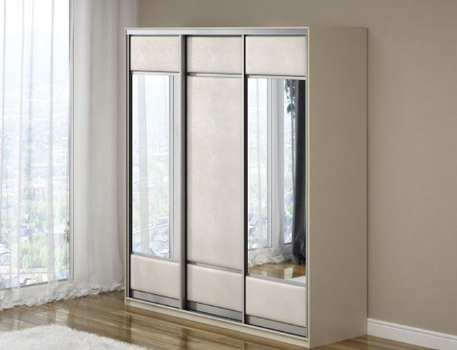 Шкаф-купе Como/Veda 3хдверный (2 зеркала)