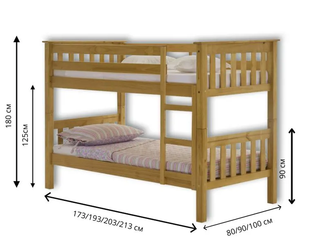 Двухъярусная кровать трансформер Велес Барселона-1