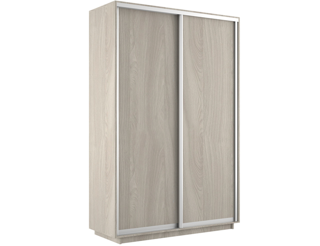 Шкаф-купе Экспресс 2-х дверный (ЛДСП), Ясень Шимо светлый