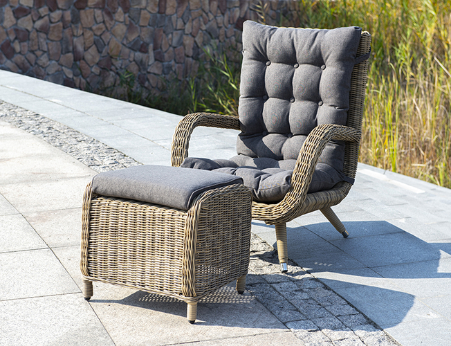 Кресло из ротанга 4SIS Толедо соломенный  (Арт.YH-C1910W)