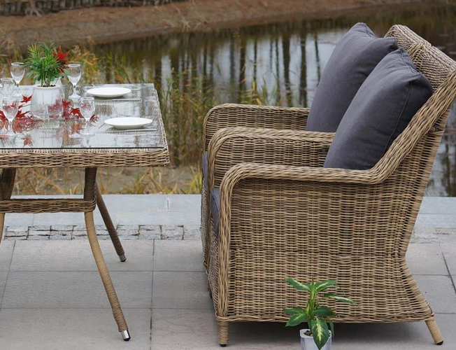 Кресло из ротанга 4SIS Гляссе (Арт.YH-C1579W-2)