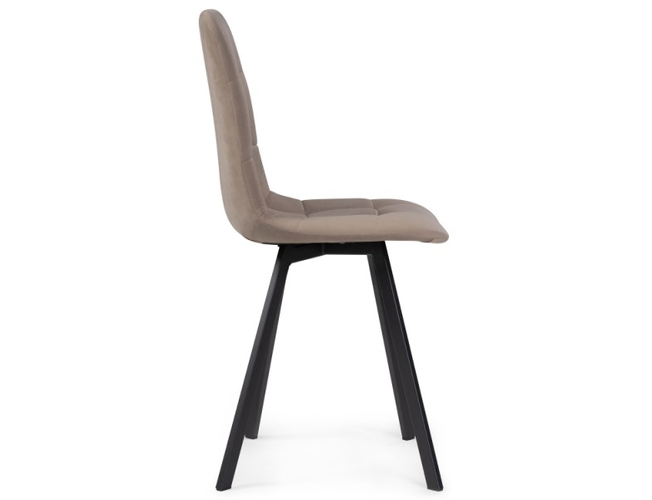 Стул на металлокаркасе Чилли черный/латте (Арт.489704)