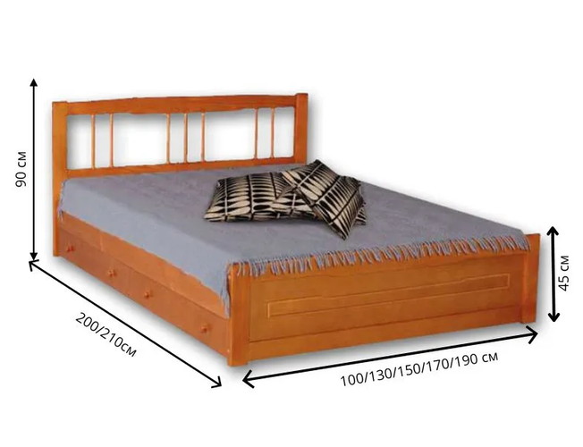 Кровать Велес Амадина с ящиками