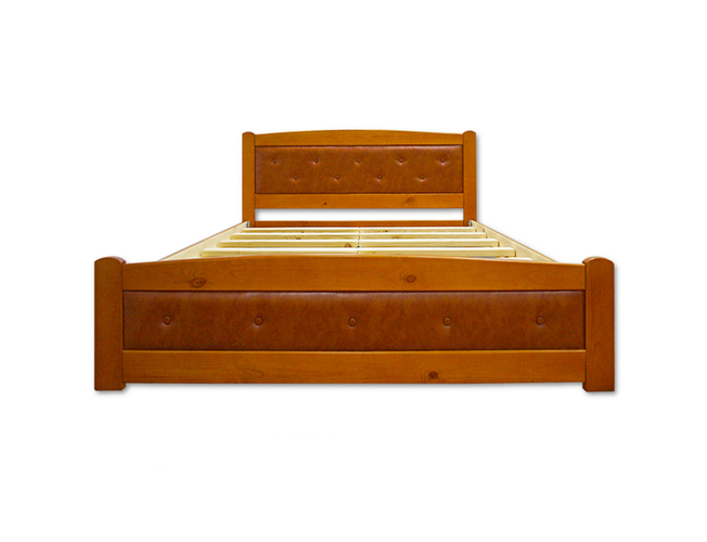 Кровать Велес Березка (кожа)с ящиками