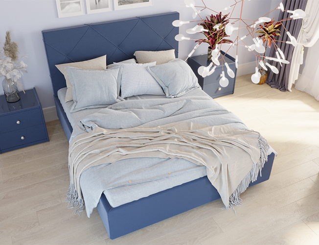 Кровать Альменно  с подъемным механизмом