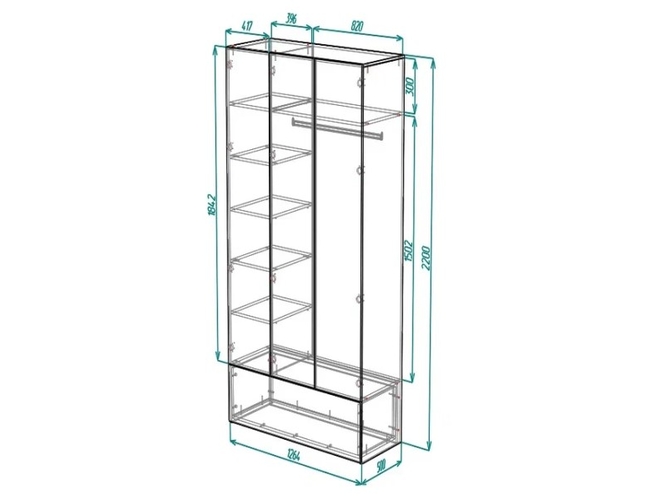 Шкаф 3-х створчатый Грация Ярофф Москва