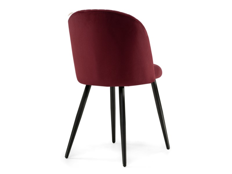 Стул на металлокаркасе Gabi 1 wine red/black (Арт.15379)